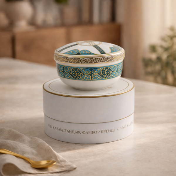 Медина чаша с крышкой