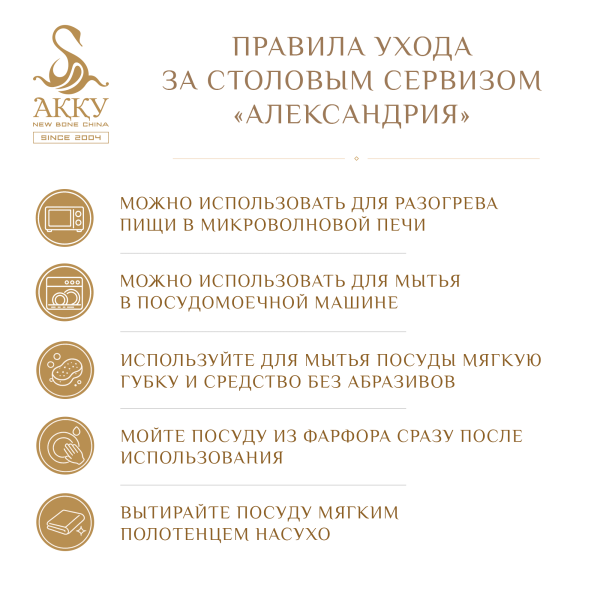 Столовый сервиз Александрия 